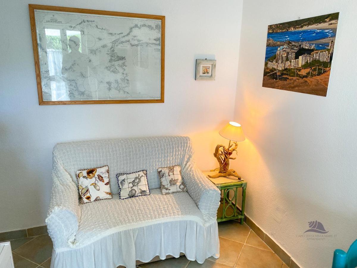 Capo Testa Vista Mare Ngoại thất bức ảnh